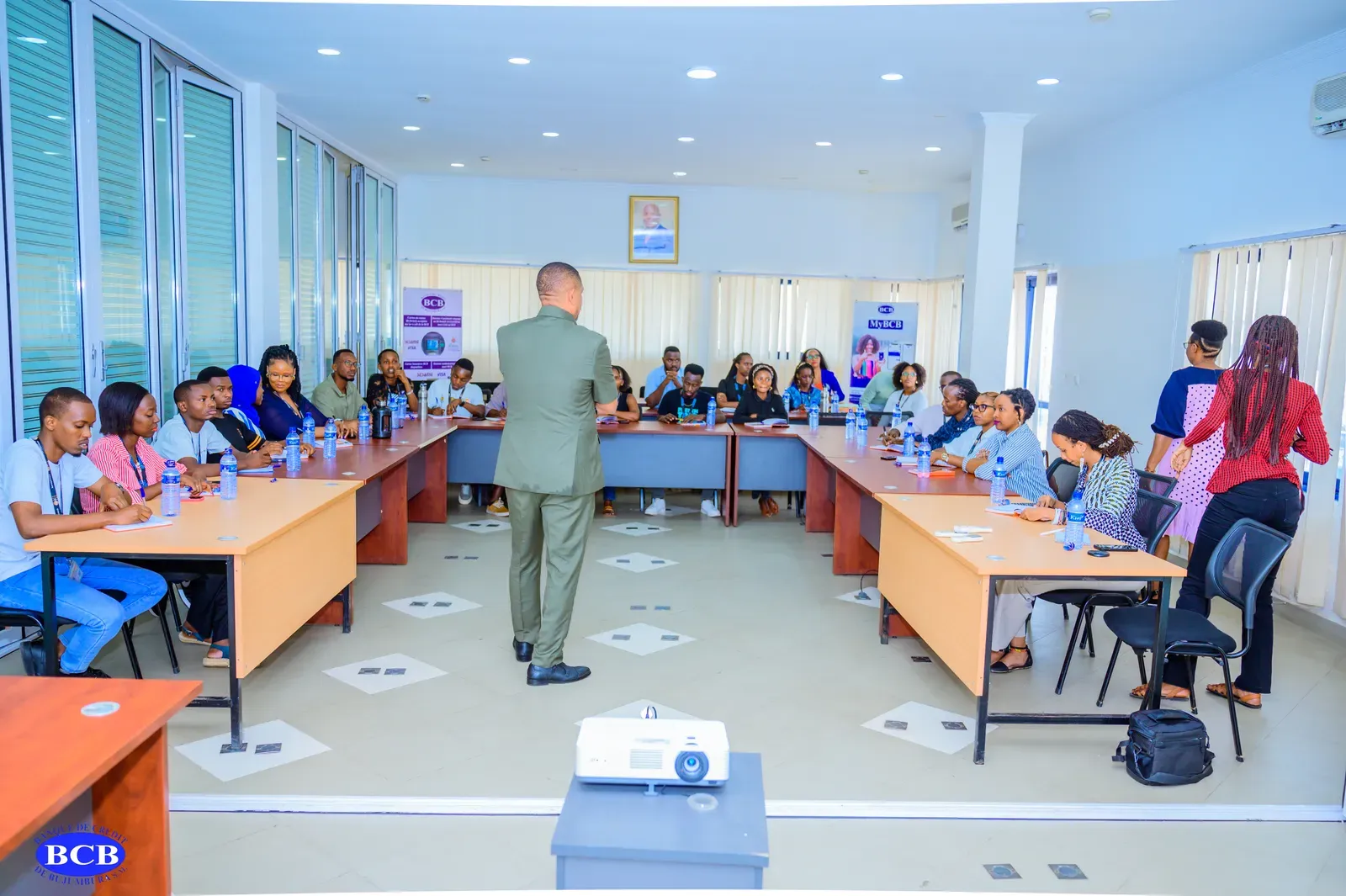 UNFPA interns at a BCB career-motivation session